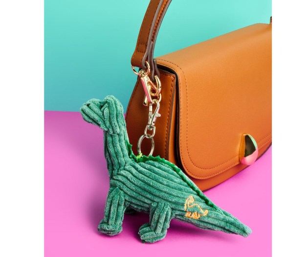 Green Diplodocus Bag Charm lifestyle website